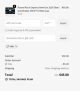 Wilmington Blue Rocks coupon verification screenshot