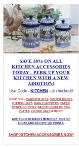 KITCHEN coupon verification screenshot