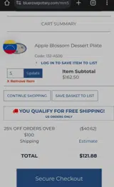 LABOR25 coupon verification screenshot