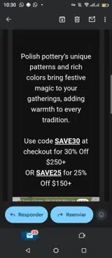 Save25 coupon verification screenshot