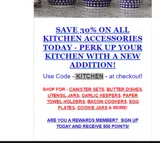 KITCHEN coupon verification screenshot