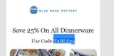 TABLE25 coupon verification screenshot