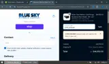 Blue Sky Fitness Supply coupon verification screenshot