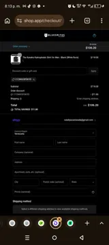 Bluesmiths coupon verification screenshot