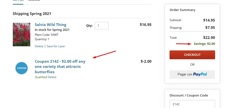 how to use Bluestone Perennials coupons