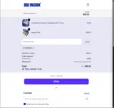 Blue Unicorn coupon verification screenshot