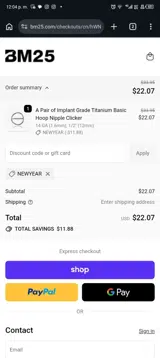 NEWYEAR coupon verification screenshot