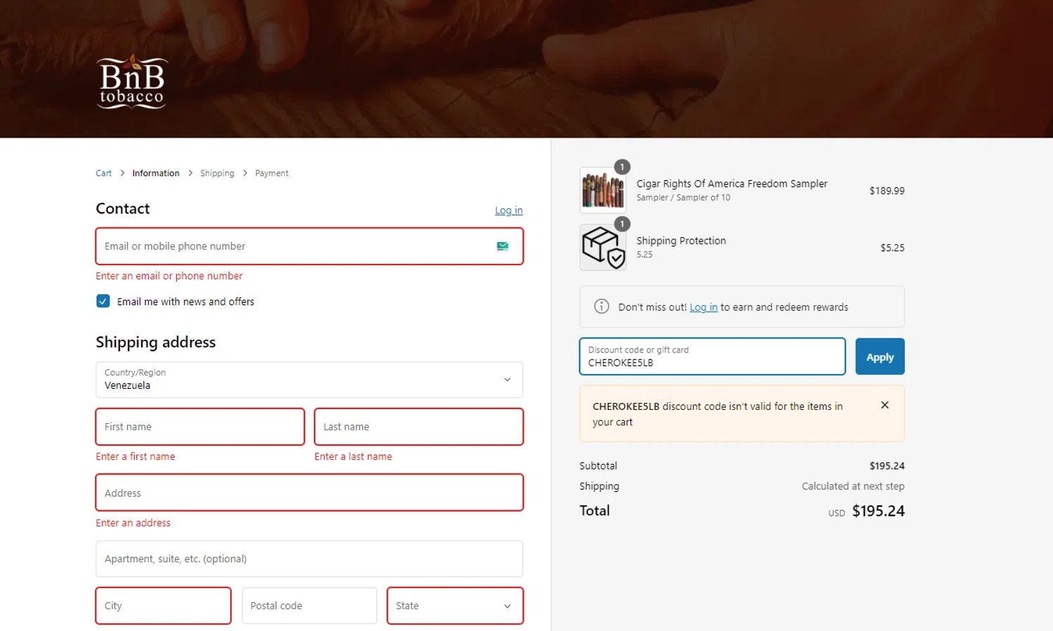 BnB Tobacco Promo Codes - 10% Off Coupons Jan 2026