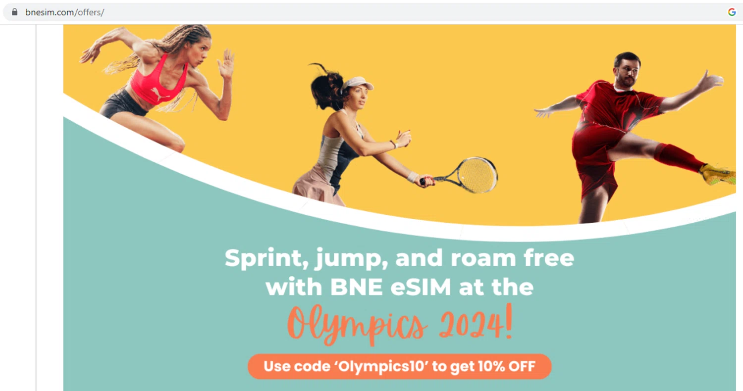 BNESIM coupon code screenshot showing code olimpics10 applied at BNESIM checkout page. Uploaded by SimplyCodes community member RonaldAcunaJr on Oct 28, 2024