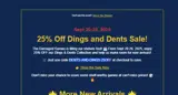 DENTS-AND-DINGS-25OF coupon verification screenshot