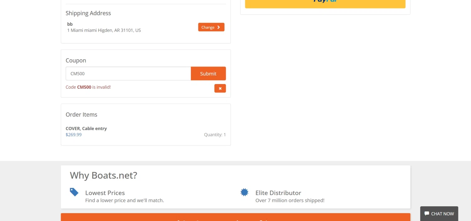 how to use Boats.net coupons