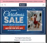 Bobbin Bikes coupon verification screenshot