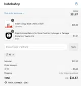 RE coupon verification screenshot