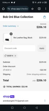 BOB14 coupon verification screenshot