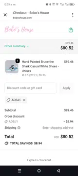 Bobo's House coupon verification screenshot