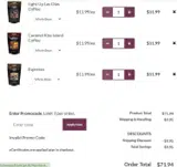 CHRISTMAS coupon verification screenshot