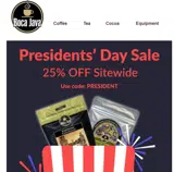 PRESIDENT coupon verification screenshot