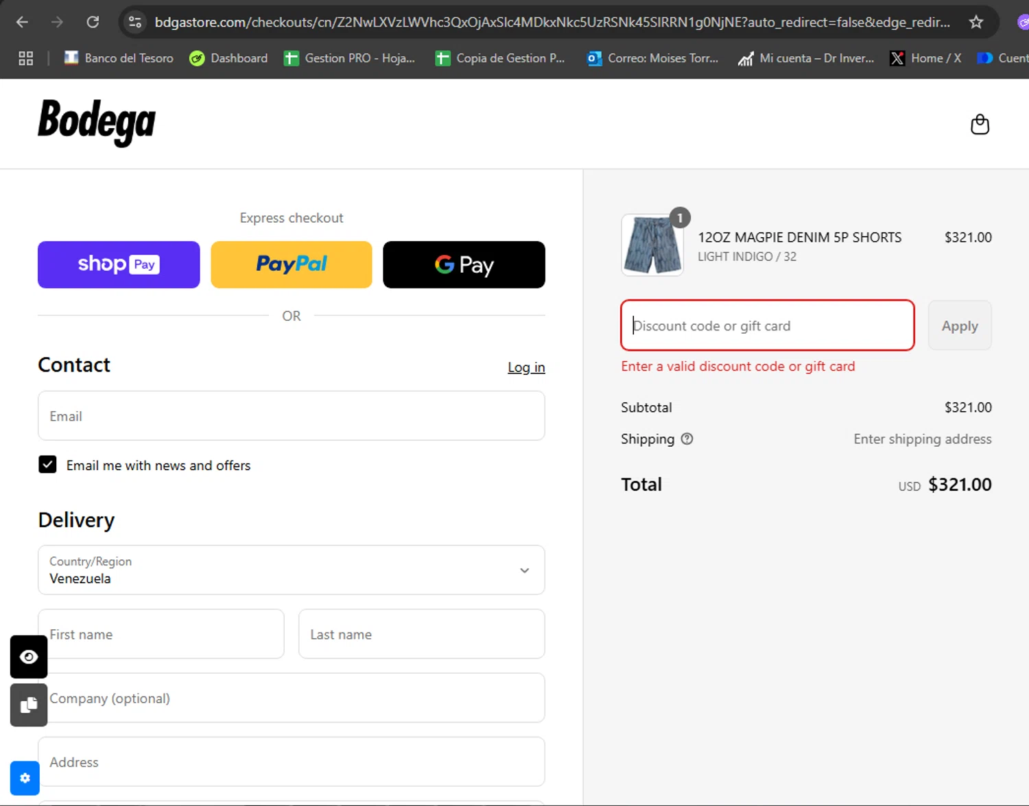 Bodega promo code screenshot showing code ZAMFUJ-QQGB89 applied at Bodega checkout page. Uploaded by SimplyCodes community member BargainTitan4401 on May 27, 2025