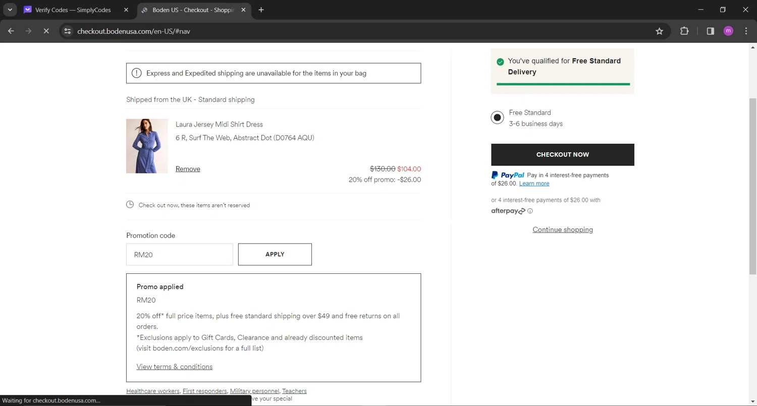 Boden Promo Codes 20 Off March 2024