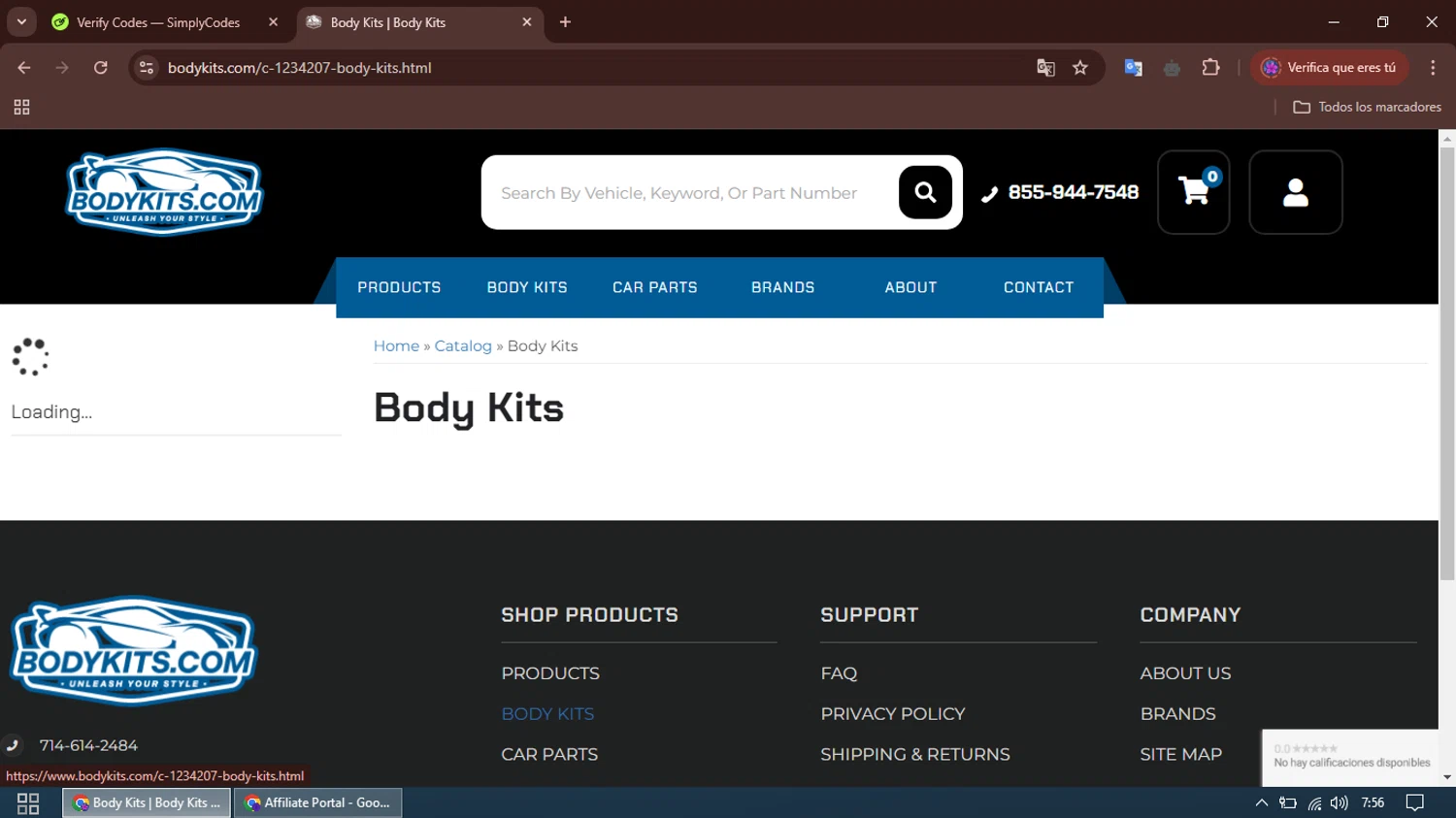Body Kits promo code screenshot showing code bodykit applied at Body Kits checkout page. Uploaded by SimplyCodes community member ThriftyMaestro5086 on Feb 3, 2025