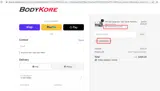 BodyKore coupon verification screenshot