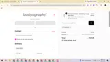 Bodyography Cosmetics coupon verification screenshot