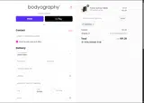 Bodyography Cosmetics coupon verification screenshot