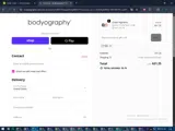 Bodyography Cosmetics coupon verification screenshot