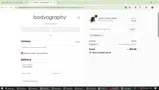 Bodyography Cosmetics coupon verification screenshot