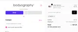 Bodyography Cosmetics coupon verification screenshot