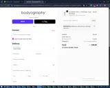 Bodyography Cosmetics coupon verification screenshot