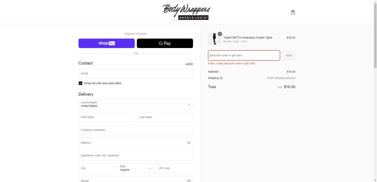 Body Wrappers discount code screenshot showing code easter25 applied at Body Wrappers checkout page. Uploaded by SimplyCodes community member WolfSoulVz on Apr 30, 2025