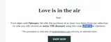 LOVE15 coupon verification screenshot