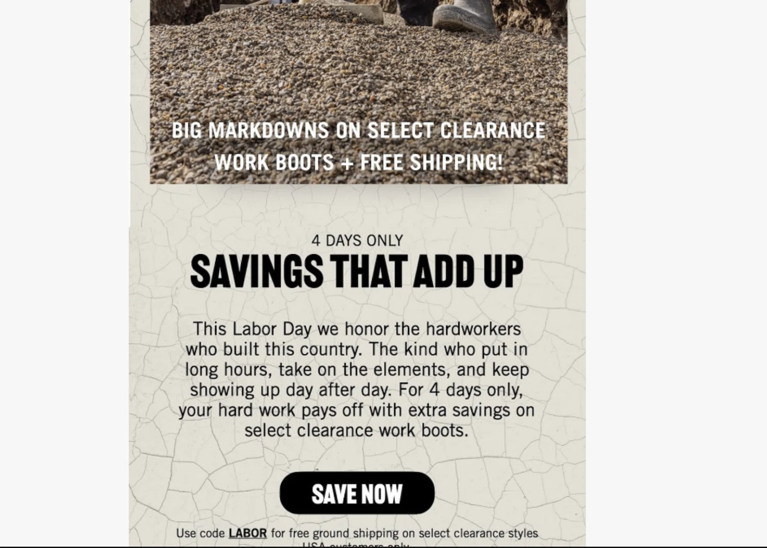 Bogs Footwear promo code screenshot showing code LABOR applied at Bogs Footwear checkout page. Uploaded by SimplyCodes community member tronsito66 on Aug 29, 2025