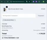 BOLSCOCKTAILS coupon verification screenshot