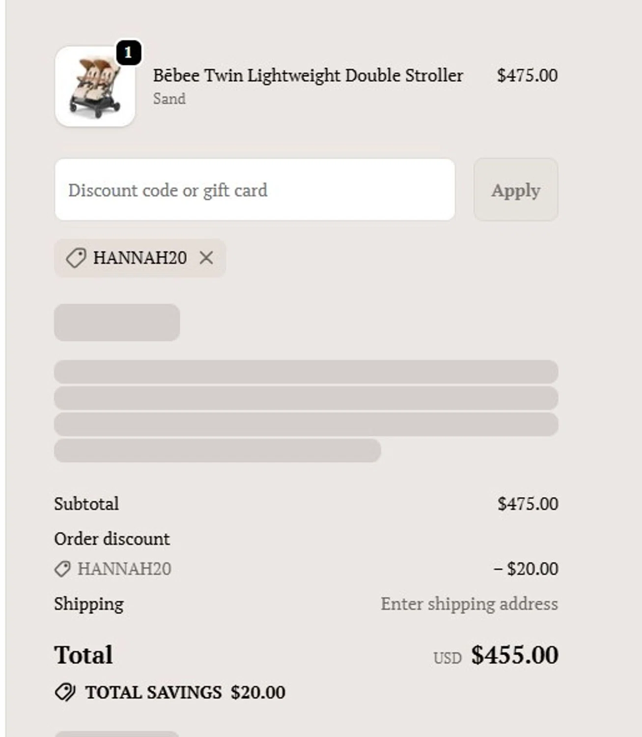 Bombi Gear checkout page showing Bombi Gear discount code box | Screenshot taken by SimplyCodes community member on Feb 6, 2026
