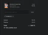 Bombora Ties coupon verification screenshot