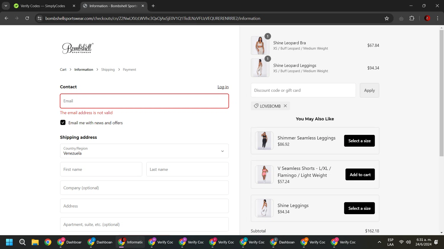 Bombshell Sportswear Coupons 10 Off September 2024