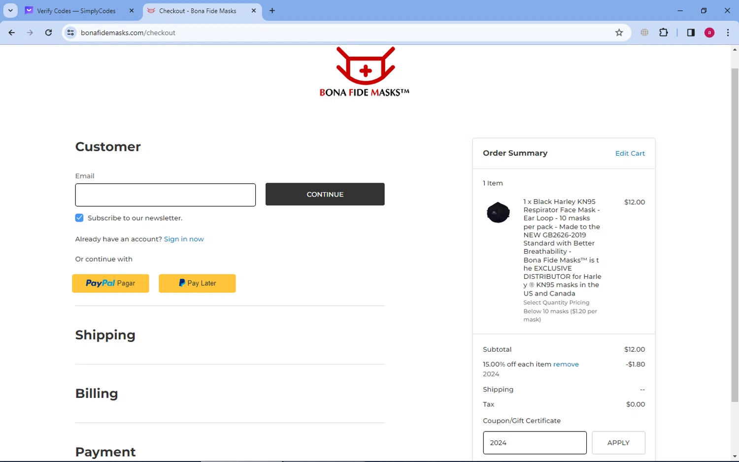 Bona Fide Masks Promo Codes 20 Off March 2024