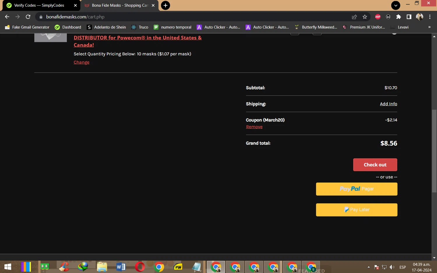 Bona Fide Masks Promo Codes 25 Off May 2024