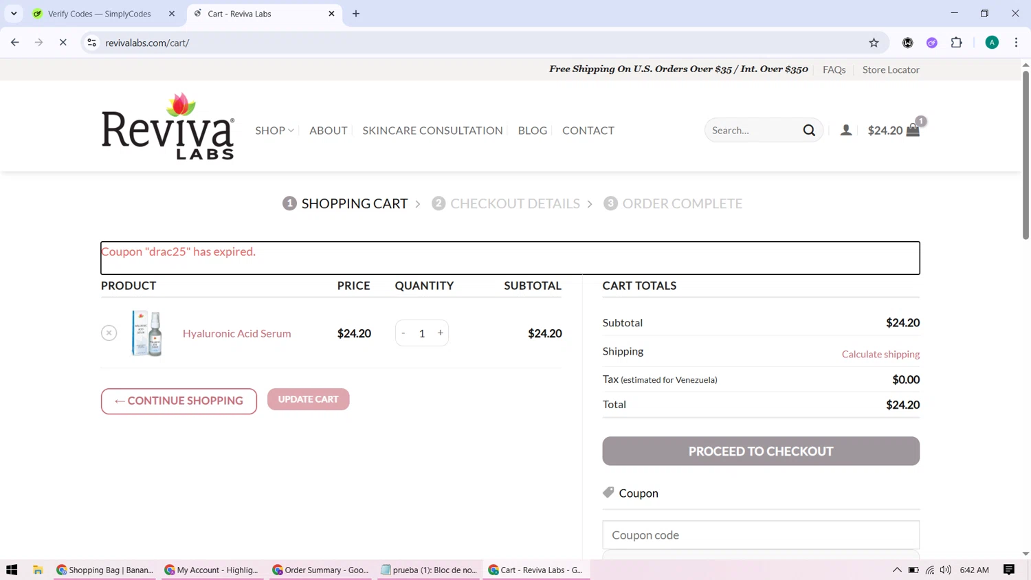 BonBon Candy promo code screenshot showing code SWEETSTUFF applied at BonBon Candy checkout page. Uploaded by SimplyCodes community member CashChaser7272 on Dec 4, 2025