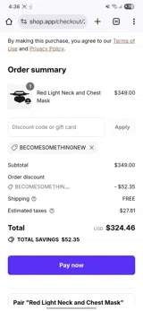 Bon Charge coupon verification screenshot