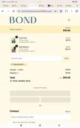 BOND Life coupon verification screenshot