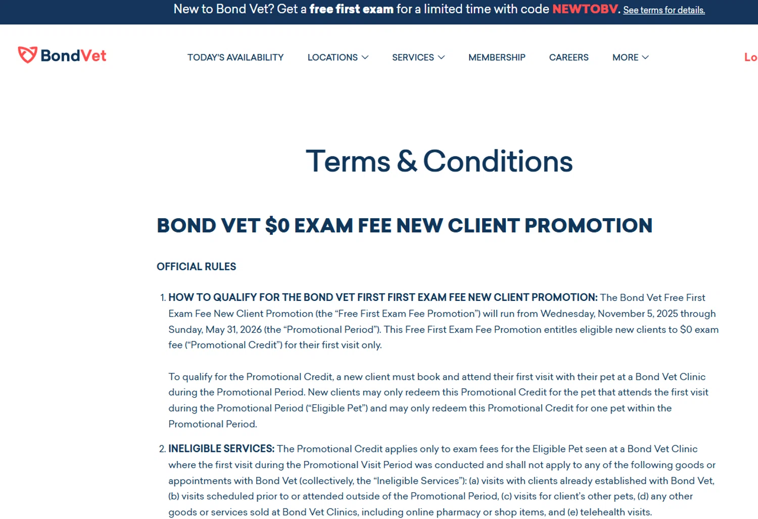 Bond Vet promo code screenshot showing code NEWTOBV applied at Bond Vet checkout page. Uploaded by SimplyCodes community member valeriaantonieta on Apr 28, 2026