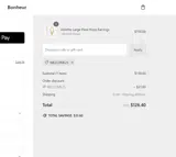 WELCOME25 coupon verification screenshot