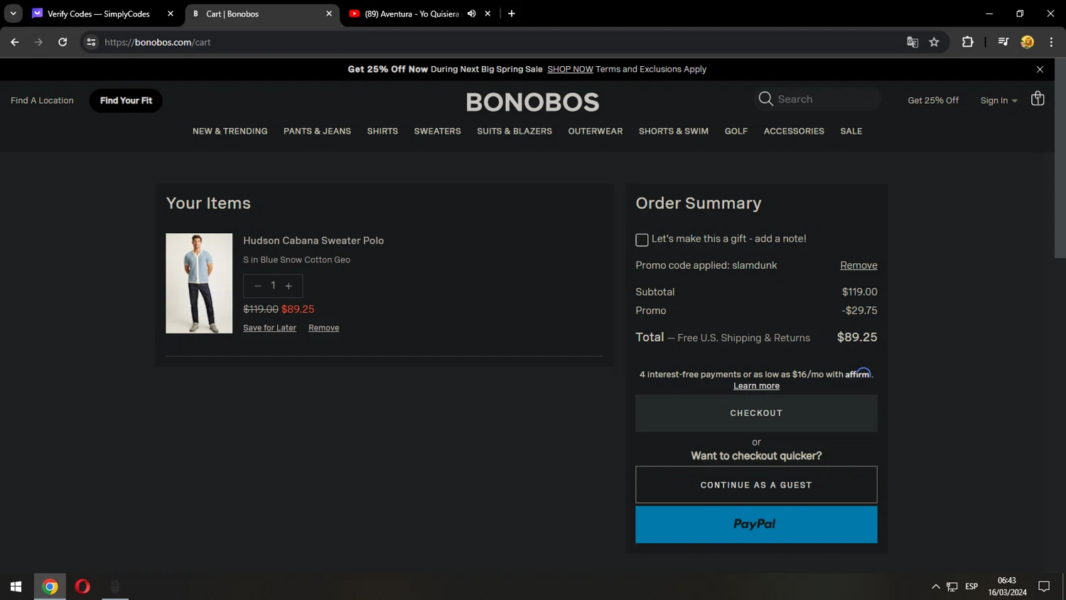 Bonobos Promo Codes 25 Off March 2024