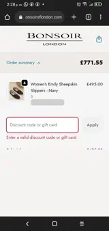 Bymeghan coupon verification screenshot