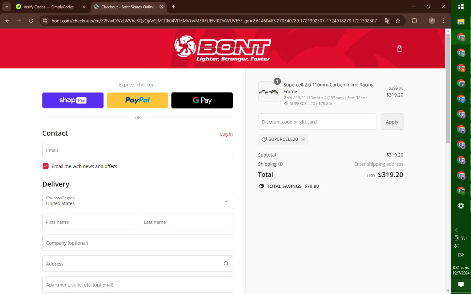 how to use Bont coupons