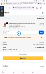 DANNA coupon verification screenshot
