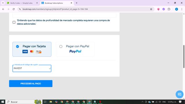Bookmap checkout page showing Bookmap coupon code box | Screenshot taken by SimplyCodes community member on Aug 10, 2025